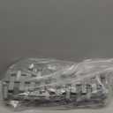 Bambo Bath Mat Bathroom Runner Long Large Rugs Floor Wood Shower Bathtub Waterproof Non Slip Accessories 16x48 Inch Easy to Clean, Grey,1 pc