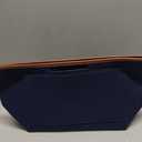 Felt Purse Organizer Insert for Longchamp Le Pliage L Bag Handbag Leather edge Longchamp Organizer Insert (DarkBlue, Large)