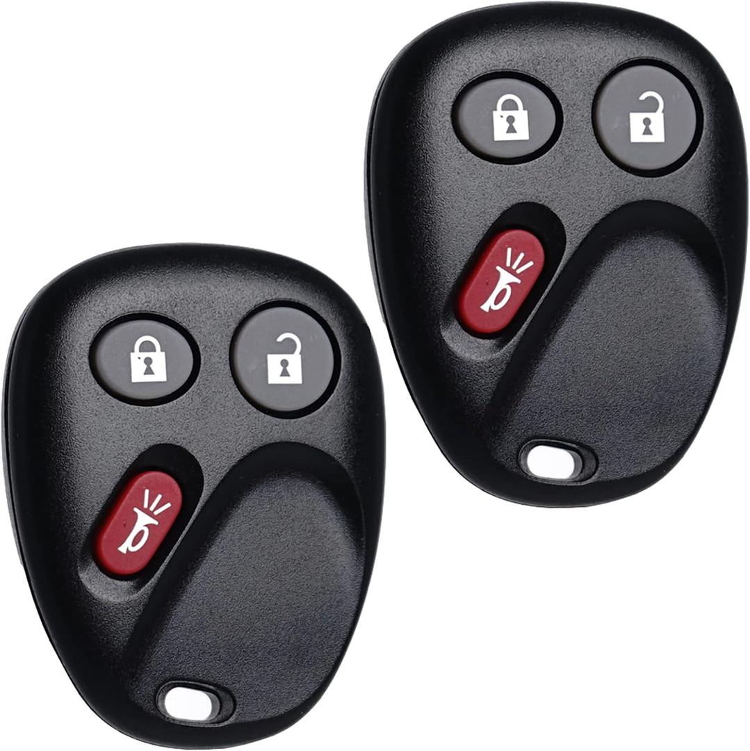 MechanMagic Keyless Entry Remote Control Key Fob Replacement Fits for Chevy Silverado 1500 2500HD 2003-2006 Avalanche Equinox SSR Suburban Tahoe GMC Sierra Yukon XL Hummer H2 Cadillac Escalade LHJ011