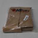 Kraft Tin Tie Poly-Lined Bags Coffee Bags Reclosable Tin Tie Bags with Window - 1Lb - 50 Pack