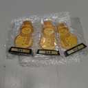 3 Pcs Christmas Contest Trophy Set Acrylic 1st 2nd 3rd 5.3'' Funny Santa Snowman Trophy Party Award for Xmas, Black Acrylic Base