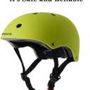 BURSUN Kids Bike Helmet Ventilation & Adjustable Toddler Helmet for Kids Boys Girls Multi-Sport Helmet for Skateboard Roller Skateing Bicycle Scooter blance Bike (Small: 18.9"-21.3" / 2-8 years, GREEN-1)