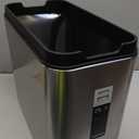simplehuman 25 Liter / 6.6 Gallon Slim Open Top Small Trash Can, Commercial Grade Heavy Gauge Office Trash Can, Brushed Stainless Steel