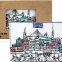 2 x Cities Around The World Artwork Fridge Magnet Series - Designed in The USA - Collectible Souvenir & Gift (Charleston)