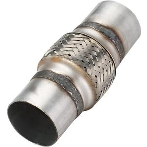 Exhaust Flex Pipe, 2.5''x 4''Stainless Steel Heavy Duty Exhaust Flex Pipe, Double Braid Exhaust Flex Tube, Overall Length 8''