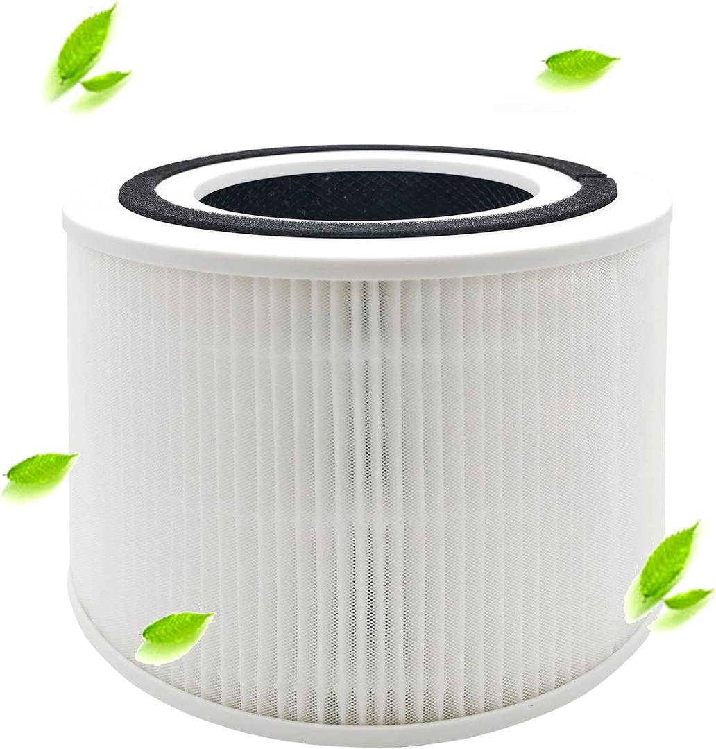 LEVOIT Core 300 Replacement Filter,Compatible with LEVOIT Core 300,Core 300-RF Fliter,H13 Grade 3-in-1 HEPA Filter with C Filter and Pre-Filters