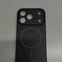 JETech Magnetic Slim Case for iPhone 17 Pro 6.3-Inch, Compatible with MagSafe, Ultra-Thin Lightweight Minimalist Phone Cover with Matte Finish and Full Camera Lens Protection (Black)