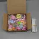 JOYIN 28 Packs Valentines Day Gift Cards with Candy Mochi Squishy Toys, Stress Relief Fidget, Cute Squeeze Toys for Kids Valentine's Party Favors, Classroom Gift Exchange and School Reward