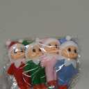 Voiiake Christmas Tiny Elf Doll, Baby Mini Plush Elf Boy & Girl, Little Christmas Doll Decoration Accessories, Xmas Gift for Kids & Adults, Party Favors Supplies