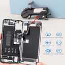 Earpiece Speaker for iPhone 12 Pro Max Ear Speaker Replacement for iPhone 12 Pro Max Speaker Replacement Light Proximity Sensor Flex Cable Earphone Speaker Assembly with Tools