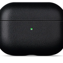 Lopie Leather Case Compatible with AirPods Pro 3rd Generation, Protective Hard Cover Fully-Wrapped with Top Grain Leather, Handmade for AirPods Pro 3 Case Cover (Not for AirPods Pro 2nd Gen) - Black