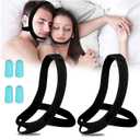 Chin Strap for Sleeping, Anti Snoring Chin Strap for Users, Chin Strap to Keep Mouth Closed While Sleeping, Airflow Jaw Strap for Men Women Anti Snore Stoper Snoring Solution