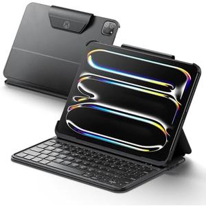 HOU Keyboard Case for (iPad Mini 8.3 Inch)Generation– Lightweight and Portable, Space Leather, Four Corner Reinforcement