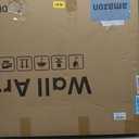 Large Framed Mountain Wall Art for Living Room, 3 Piece Modern Green Landscape Canvas Artworks, Forest River Nature Scenery Painting Prints for Bedroom Entryway Hallway Home Office Wall Decor