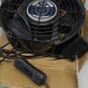 Coolerguys 7" (172mm x 152mm x 51mm) 12v Waterproof Fan with Power Supply