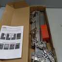Pocket Door Slides,Pocket Slide Hinges for Installing Hidden Doors, Suitable for Cabinet Doors, Wardrobe Doors, Storage Cabinet Doors (Silver, 18in, 4PC)