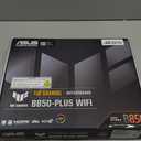 ASUS TUF Gaming B850-PLUS WiFi AMD AM5 B850 ATX Motherboard, 14+2+1 80A Stages, AI Ready, DDR5, PCIe 5.0, 3X M.2, Wi-Fi 7, 2.5Gb LAN, DisplayPort, HDMI, USB 10Gbps & 20Gbps Type-C, BIOS Flashback