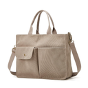 Women's Tote Bag Corduroy Shoulder Bag Handbag Casual Purse Corduroy Large Capacity Hobo Bag Messenger Bag