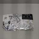 Sustainable Greetings Juvale Christmas Snowflake Swirl Decorations for Holiday Party Decor (Silver, 30 Pack) - Hanging Snowflake Decorations - Silver Party