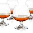 True Brandy Bourbon Whiskey Cognac Scotch Drinking Glasses, Superb Lead-Free Crystal Snifter Glass for Cocktail Party Dishwasher Safe, 14 oz, Set of 2