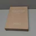 Aesthetic Decorative Books - Set of 2 Stylish Boxes Enhance Your Coffee Table, Bookshelf or Mantel Decor - Beautiful Fake/Faux Books for Modern Home Decoration, Photo Storage and as a Keepsake Box (Brown-Beige)