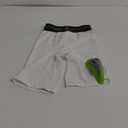 Shock Doctor Compression Shorts with Protective Bio-Flex Cup, Moisture Wicking Vented Protection, Youth Size YTH
