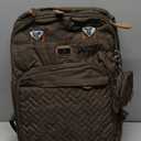 Dikaslon Diaper Bag Backpack with Portable Changing Pad, Pacifier Case and Stroller Straps, Large Unisex Baby Bags for Boys Girls, Multipurpose Travel Back Pack for Moms Dads, Army Green