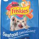 Purina Friskies Dry Cat Food Seafood Sensations With Salmon, Tuna, and Shrimp Flavors - 22 lb. Bag (EXP 07/15/27)