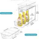 Vtopmart 2 Pack Larger Higher Pull Out Bathroom Under Sink Organizer (M-Higher)