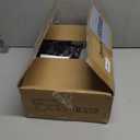 Dog Car Seat for Small/Medium Dogs Up to 35lbs,Elevated Cushion Fits in Front/Back Seat,Travel Safety Per Car Bed with Washable Removable Cover, Storage 2 Pockets Black-Grey