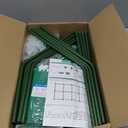 Cucumber Trellis for Climbing Plants Outdoor, A-Shape Garden Trellis for Raised Bed, Metal Plant Trellis with Garden Netting for Flower Vegetables, Pea, Grape ((67 * 17 * 65inch(L*W*H))