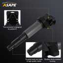 ASAPE Set of 6 Ignition Coil Pack with 6*Spark Plug Fit for 2002-2004 for BMW 320i 2.2L 2003-2005 for BMW 325Ci 2.5L 2003-2005 for BMW 325i 2.5L 2001-2005 for BMW 325xi 2.5L, Replace UF522