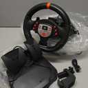 DOYO Racing Wheel - Gaming Steering Wheel for PC, 180° Degree Driving Wheel Volante PC Universal Usb Car Racing with Pedal for PS4, PS3, Xbox Series X|S, Xbox One, Switch - Height & Tilt Adjustable