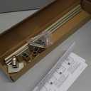 Turquoize 2 Pack Magnetic Curtain Rods for Metal Doors 1/2" Multi-Use Versatile Adjustable Appliance Magnetic Rod Extends from 16 inch to 28 inch Magnetic Cafe Curtain Rod, Champaign Gold, 16-28inch, 2 Pack