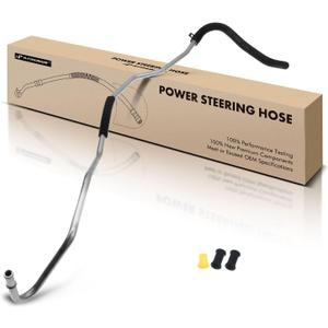 A-Premium Power Steering Return Line Hose Assembly Compatible with Toyota Camry 2007 2008 2009, 2.4L, Intermediate Pipe