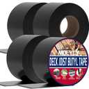 Joist Tape for Decking 3 inch, 3''50' Waterproof Seal Antiseptic Joist Deck Tape, Self-Adhesive Flashing Joists Tape for Wood Decks Beams Roof