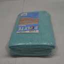 POLYTE Microfiber Oversize Quick Dry Lint Free Bath Towel, 60 x 30 in, 4 Pack (Aqua, Waffle Weave)