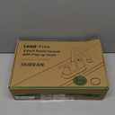 Bathroom Faucets for Sink 3 Hole, Hurran 4 inch Brushed Nickel Bathroom Sink Faucet with Pop-up Drain and Supply Hoses, Stainless Steel Lead-Free Centerset Faucet for Vanity RV, 2 Pack