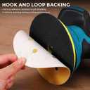 100 Pack Sanding Disc Kit 5 Inch 60/80/120/220/320 Grit 8 Hole Hook and Loop Random Orbital Sandpaper for Drywall Sander Wood Metal
