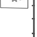 WALI Single Monitor Stand Desk Mount, 39 inch Tall Monitor Stand Fully Adjustable, Articulating Arm for Computer Screen up to 32 inch, 22lbs (M001XXL), Black