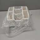 yarlung Vintage Rotating Remote Control Holder, Shabby Chic White Wooden Office Supplies Organizer 7 Compartments, 360 Rotation Multipurpose Storage Caddy for Pens, Art Supplies, TV Media