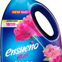 Ensueo Max Liquid Fabric Softener - Spring Fresh Scent - 125 fl oz - Color-Safe Fabric Softener Liquid - Softens 123 Loads - Reduces Wrinkles & Static