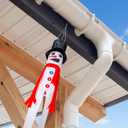 Tatuo 2 Pieces 45 Inch Christmas 3D Snowman Windsock Winter Windsock Outdoor Hanging Decoration Windsocks Flag Enduring Fade Resistant for Hanukkah Front Door Yard Lawn Garden Patio Pathway Party