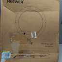 NEEWER RP18B Pro Ring Light 18" with Tripod Stand and Phone Holder Compatible with iPhone, 45W 2900K-7000K App Control Cleaning Cloth, Selfie Video Recording Makeup Studio Streaming Lighting, Black