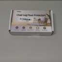 24PCS Upgraded Silicone Chair Leg Floor Protectors for Hardwood Floors, Furniture Sliders for Chair Legs, Felt Bottom Furniture Pads, Anti-Slip Round&Square Cap Covers to Scratch and Reduce Noise