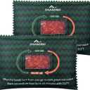 200g [Pack of 2] Rechargeable Desiccant Packs for Storage, Safe Dehumidifier Bags, Color Indicating Moisture Absorbers Silica Gel Packets for Storage Bins, Luggage, Suitcase, Tool Box