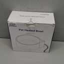 Heated Water Bowl for Outdoor Dog & Cat, Large Heated Dog Bowl Provides Drinkable Water in Winter, Outside Heated Pet Bowl with 78.7in Anti Chew Cord for Dogs Cat Bird Chicken Duck,108 OZ/30W