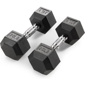 2x5lb 2x20lb dumbbells