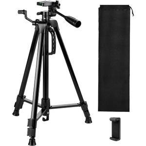 Laser Level Tripod Compatible with Bosch, Height Adjustable Laser Level Stand, 1/4"-20 Thread Mount, Collapsible Legs and Non-Skid Feet, Tripod Stand with Carrying Pouch, for Line and Point Lasers