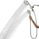 Kohler Prone 3-in-1 Multifunction Shower Head with PowerSweep Combo Shower Kit, PowerSweep Spray, Magnetic Handshower Dock (Brushed Nickel)